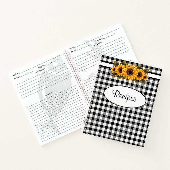 Rezept-Notebook Notizbuch (Innenseite)