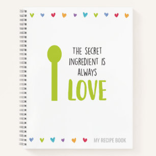 Rezept Notebook oder Journal zum Schreiben von Rez Notizbuch