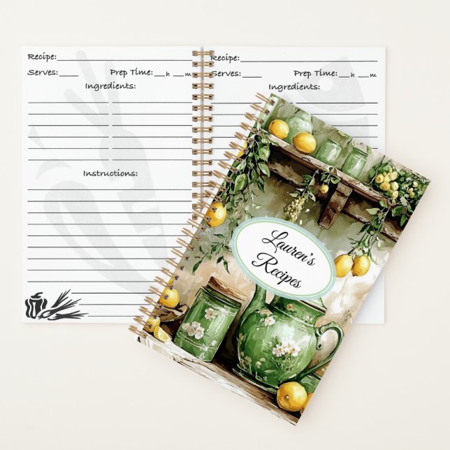 Rezept Notizbuch (Innen)