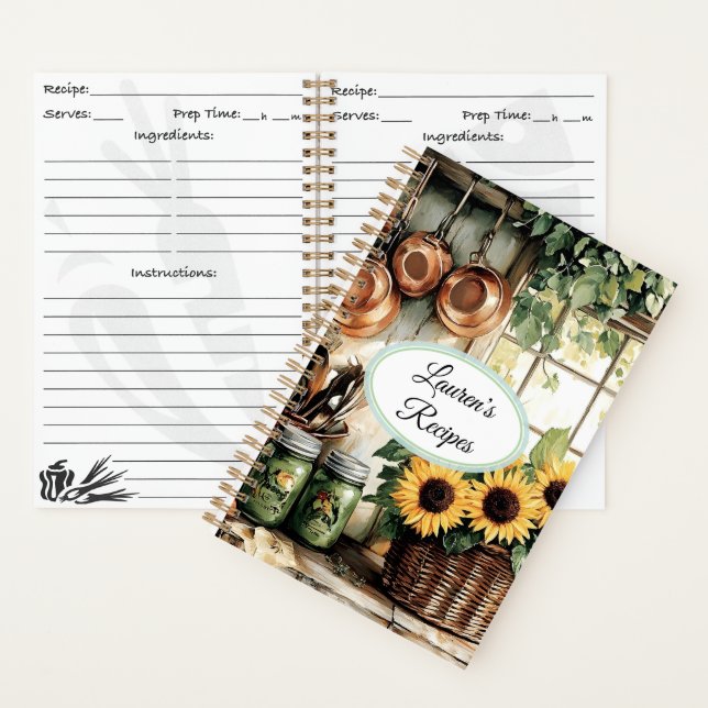 Rezept Notizbuch (Innen)