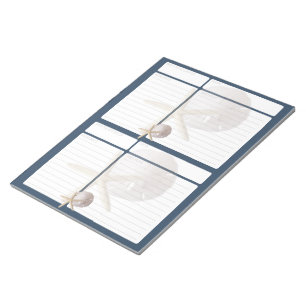 Rezept Page Sand Dollar und Starfish Zwei 12x18 Notizblock