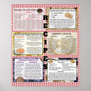 Rezept-Poster Poster