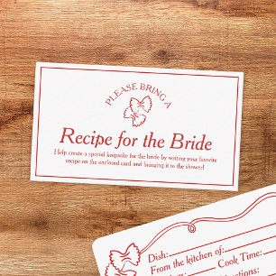 Rezept Request Card for This's Amore Brautparty Begleitkarte