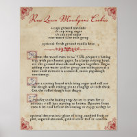 Rezept: Rose Queen Marchpane Cookies Value Poster