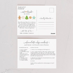Rezept Weihnachts-Postkarte Postkarte