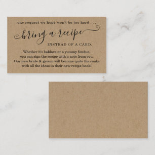 Rezeptanfrage für die Einladung zur Babyparty des 