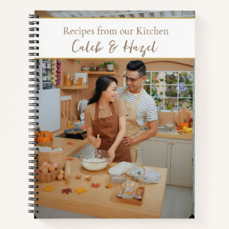 Rezeptbuch für Frischvermählte - Personalisiertes  Notizbuch