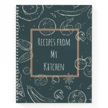 Rezepte aus My Kitchen Journal SpiralNotebook