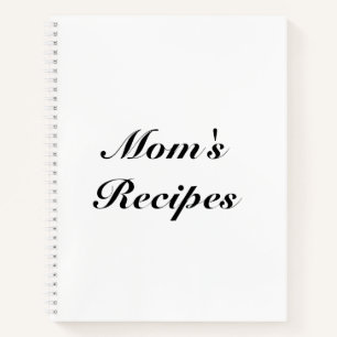 Rezepte der Mama, Geburtstagsgeschenk Notizbuch