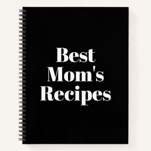 Rezepte der Mama, Muttertag oder Geburtstagsgesche Notizbuch