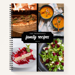 Rezepte der traditionellen Familie 4 Fotomaterial  Notizbuch