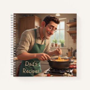 Rezepte des Vaters Notizbuch