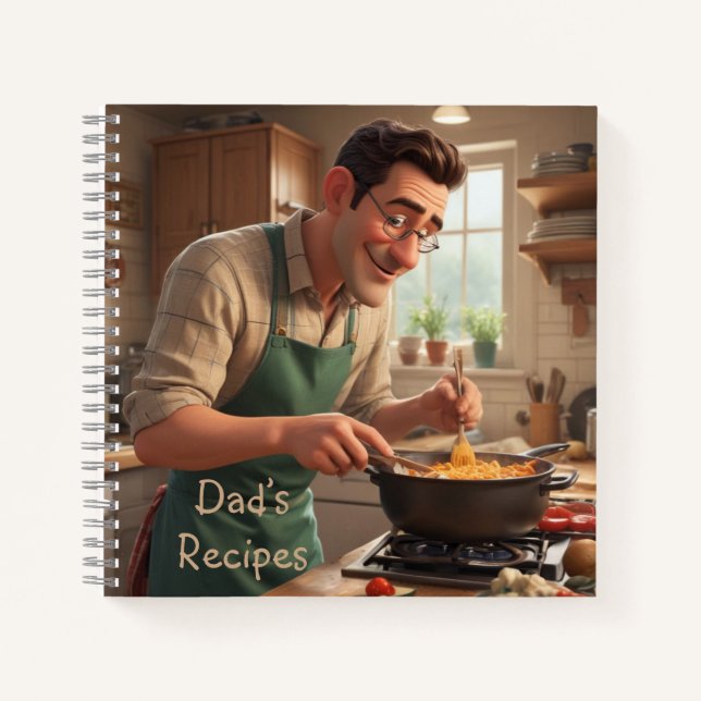 Rezepte des Vaters Notizbuch (Vorderseite)
