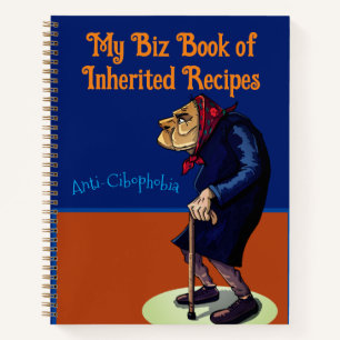 Rezepte Druckschrift Notizbuch