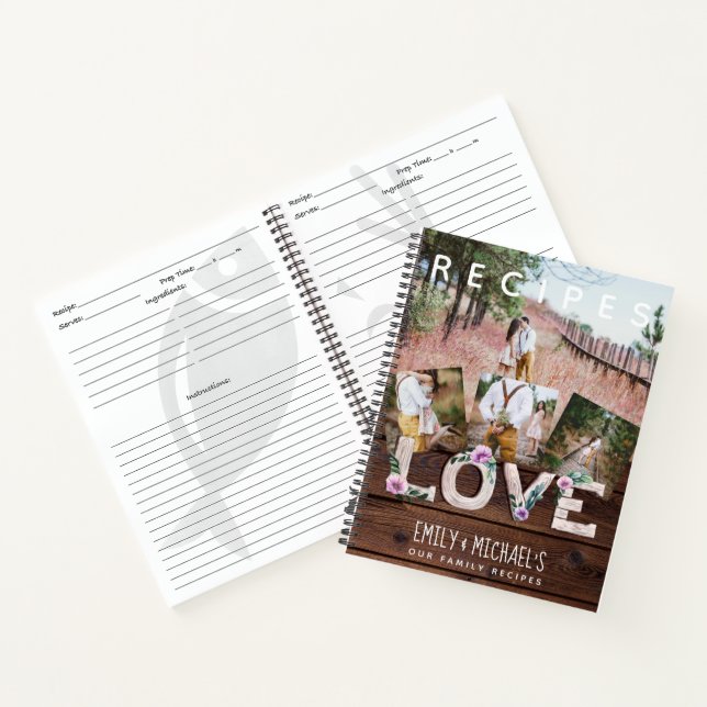 REZEPTE - Familienhäuser Mutter Großmutter Ehefrau Notizbuch (Innenseite)