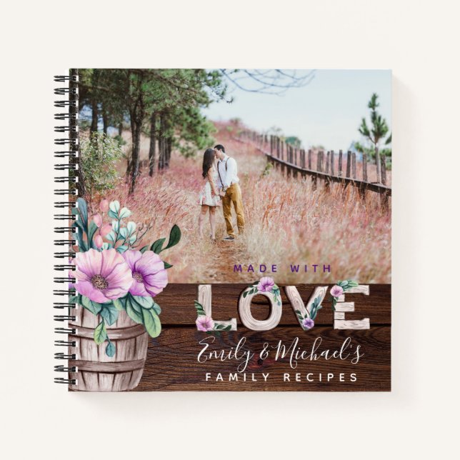 REZEPTE - Familienhäuser Mutter Großmutter Ehefrau Notizbuch (Vorderseite)