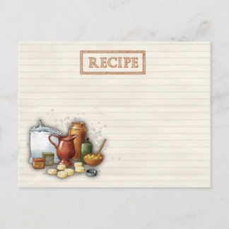 Rezepte für alte Zeiten Postkarte