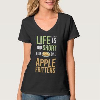 Rezepte für Apfel-Fritter-Donuts Brot Glutenfrei V T-Shirt