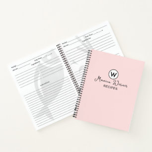 Rezepte für das Inside Paper Design Blush Pink Notizbuch
