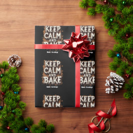 Rezepte für jeden Bäcker behalten Geschenkpapier