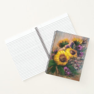 Rezepte für Sonnenblumen-Notebook Notizbuch