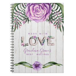 REZEPTE - Geschenk für Großmutter Familienvater Notizblock