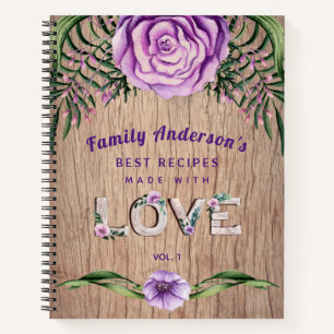 REZEPTE - Geschenk für Großmutter Familienvater Notizbuch