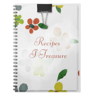 Rezepte I Treasure Notebook Notizblock
