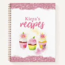 Rezepte Rosa Glitzer Cupcake Personalisiertes Note