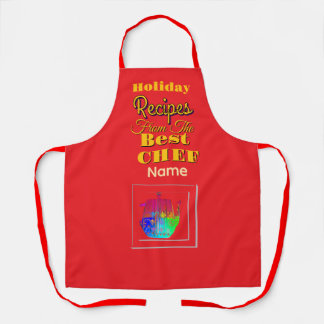 Rezepte vom besten Chef Kaffeetopf Rot  Schürze