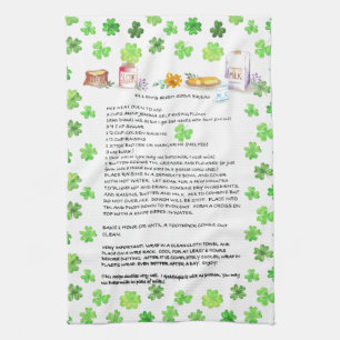 Rezeptheirloom-Tee-Tücher Küchentuch