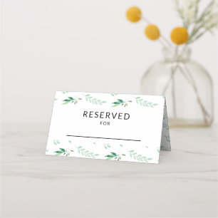 Rezeption für frische Foliage vorbehalten Platzkarte