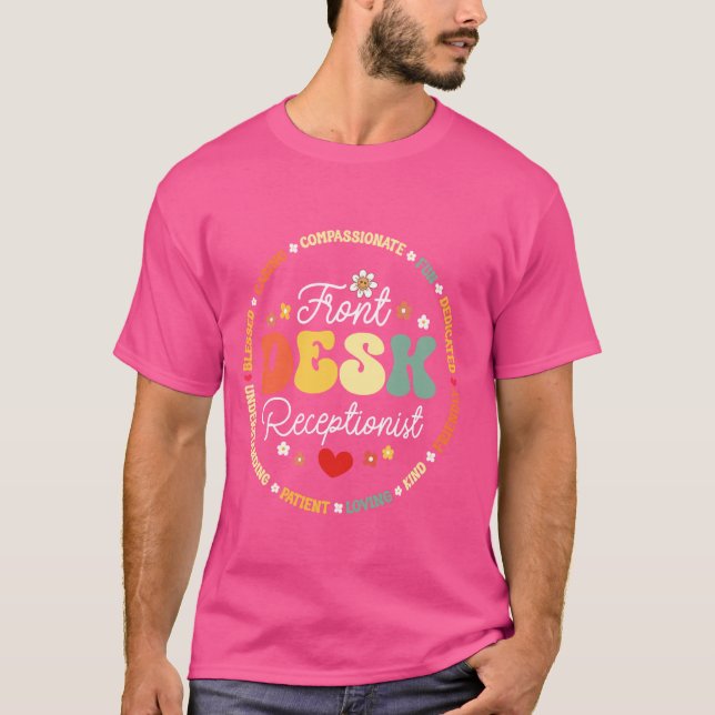 Rezeptionist Admin Squad T-Shirt (Vorderseite)