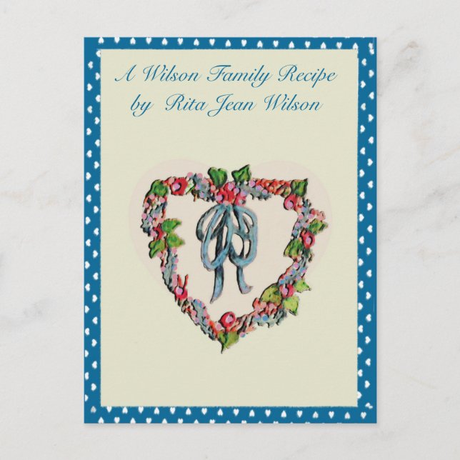 Rezeptionskarten Postkarte (Vorderseite)