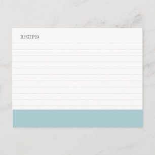 Rezeptkarte Postkarte