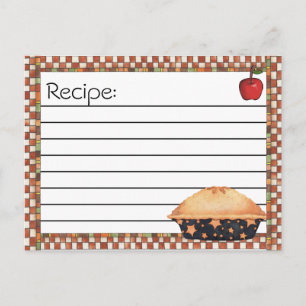 Rezeptkarten Postkarte