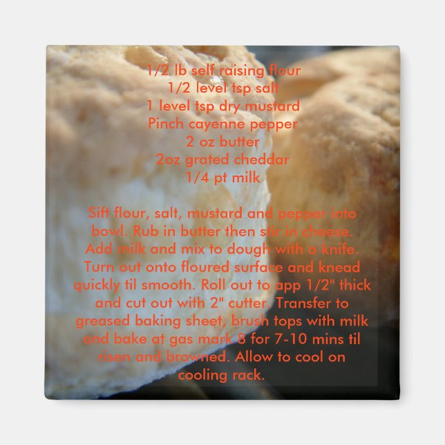 Rezeptormagnete - Käseschneide Magnet (Vorne)