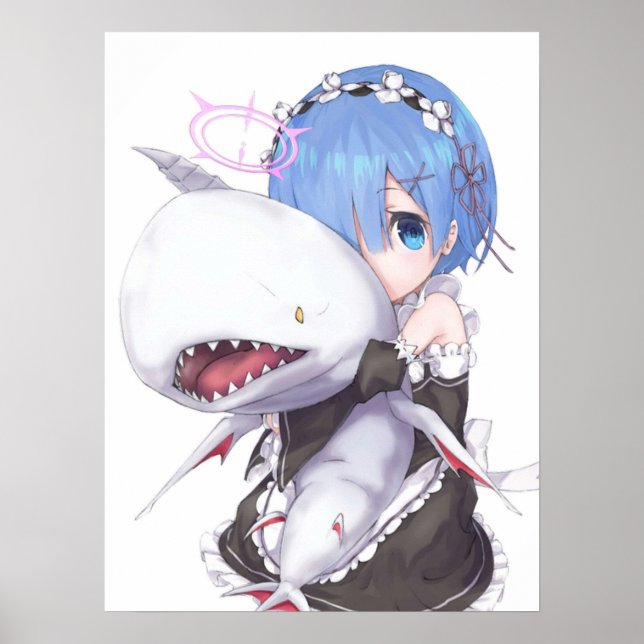 ReZero Rem süß Poster (Vorne)