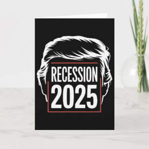 Rezession 2025 Danke Trump Ironisch Politisch Lust Karte