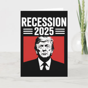 Rezession 2025 Danke Trump Ironisch Politisch Lust Karte
