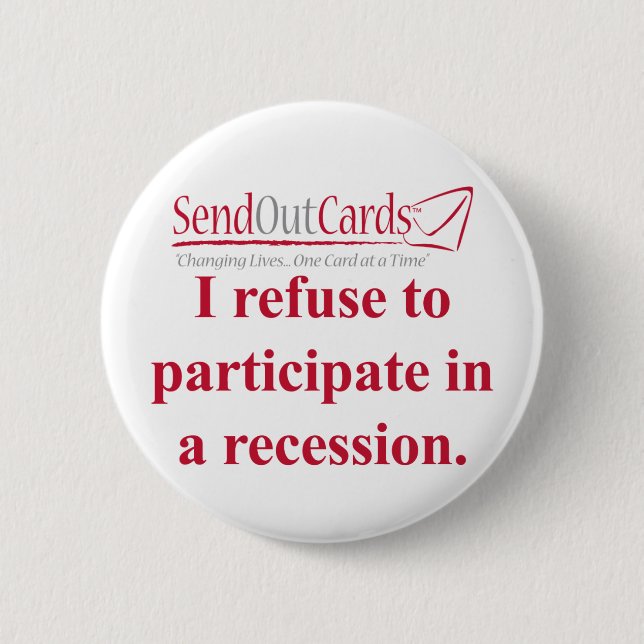Rezessions-Knopf Button (Vorderseite)