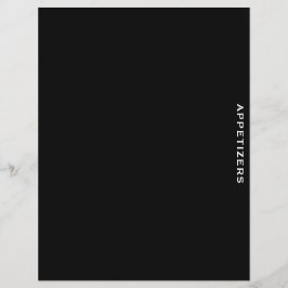 Rezessionsabteilung | Schwarz/Weiß | Appetithappen