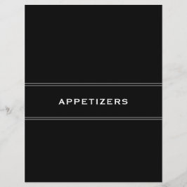 Rezessionsabteilung | Schwarz/Weiß | Appetithappen