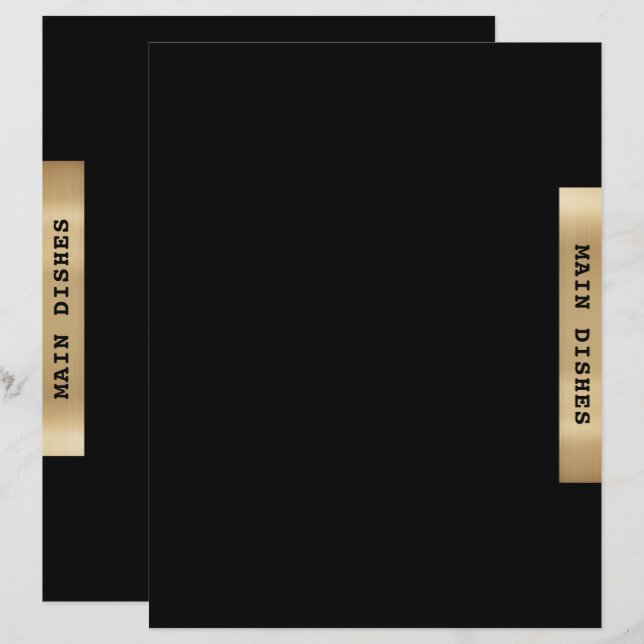 Rezessionsabteilung | Wichtigste Geschirr | Schwar (Vorne/Hinten)