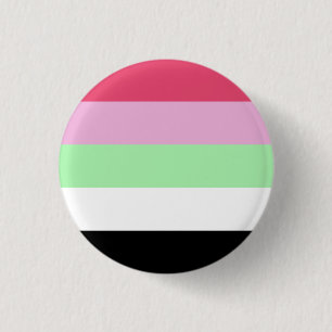 Reziprozromantische Pride-Flagge Button