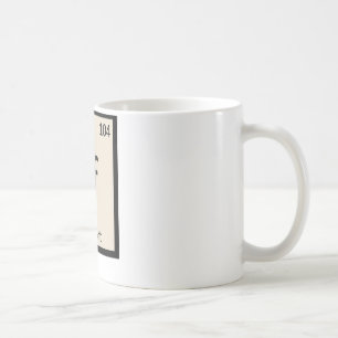 Rf - Roquefort-Käse-Chemie-Periodensystem Tasse