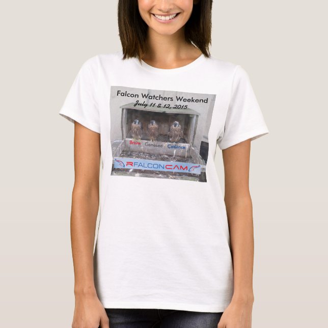 Rfalconcam Beobachter-Wochenenden-T - Shirt 2015 (Vorderseite)