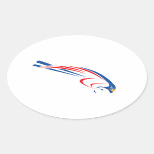 Rfalconcam Oval-Aufkleber Ovaler Aufkleber