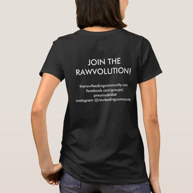 RFC VERBINDEN das Shirt der RAWVOLUTION Frauen (Rückseite)