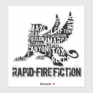 RFF Griffin Cut-out-Sticker BLKlogo Aufkleber